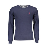 U.S. POLO ASSN. Blue Wool Men Sweater -   -  U.S. POLO ASSN..